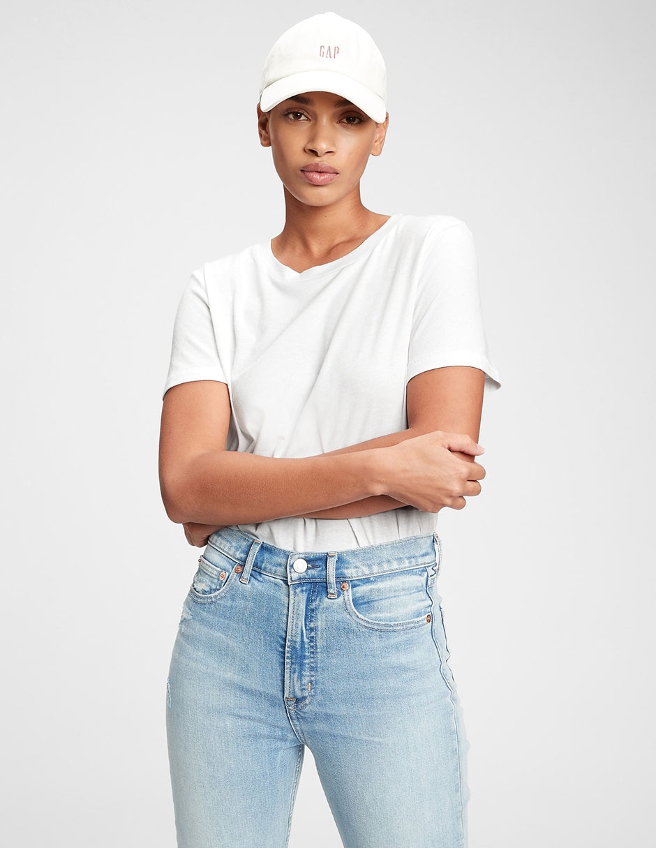 Playera manga corta Ultrasoft cuello redondo para mujer 1