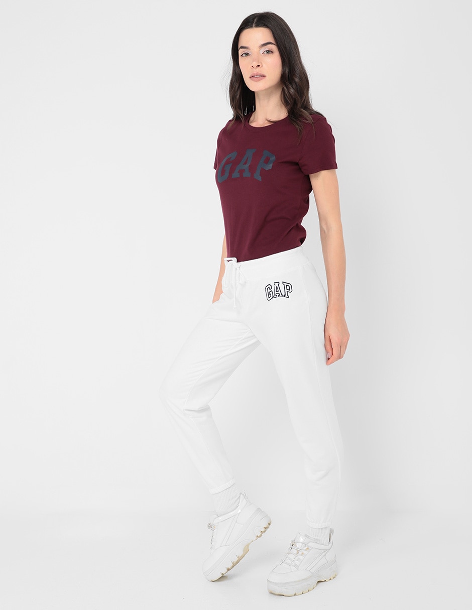 Playera manga corta cuello redondo para mujer