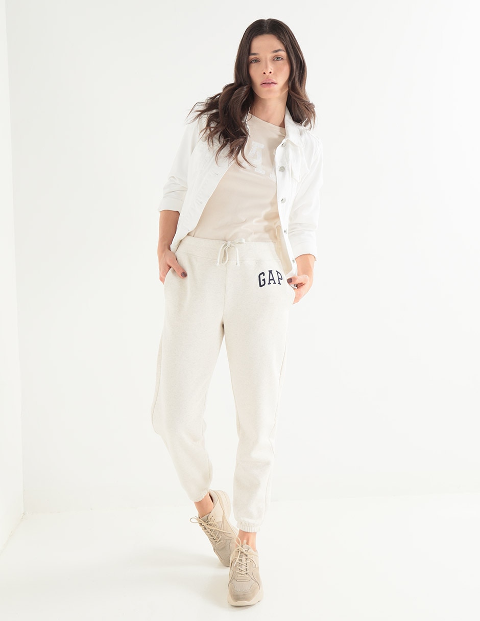 Pants regular con jareta para mujer