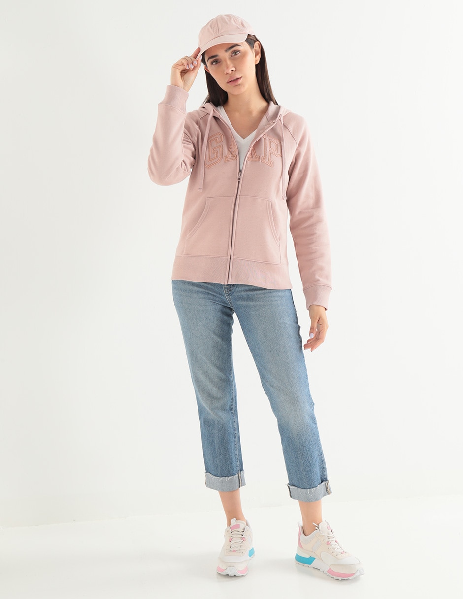 SUDADERA GAP 463503 AL, CH, ROSA CLARO