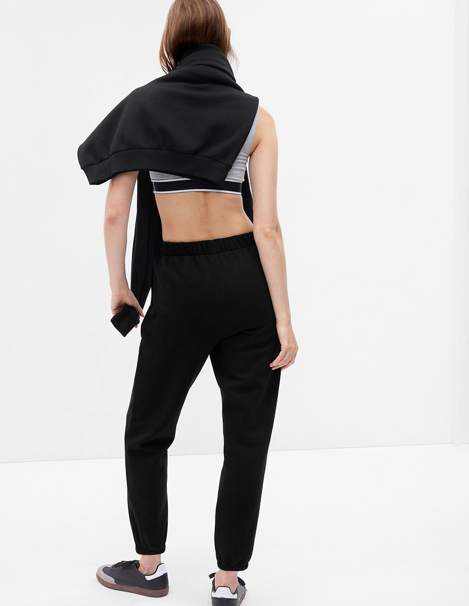 Pants regular con elástico para mujer 2