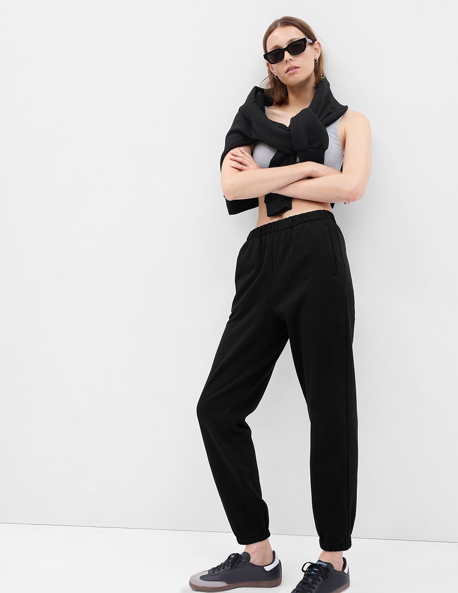 Pants regular con elástico para mujer 3