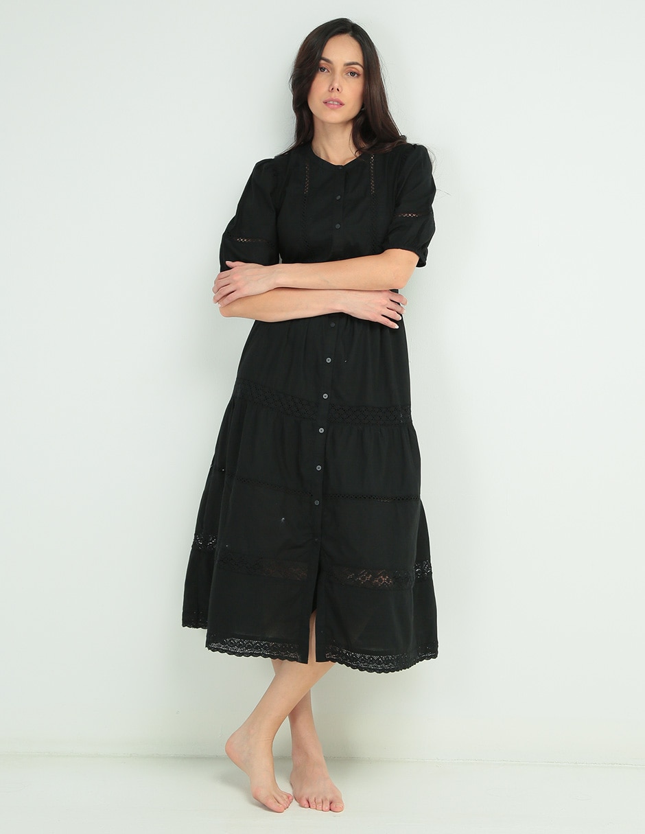 Vestido crop casual para mujer