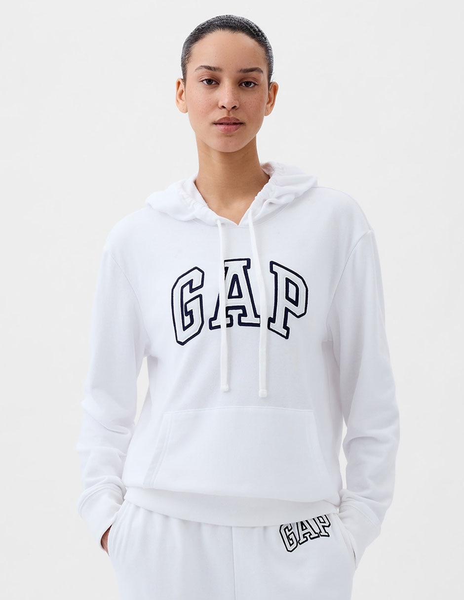 Sudadera con capucha y bolsa para mujer