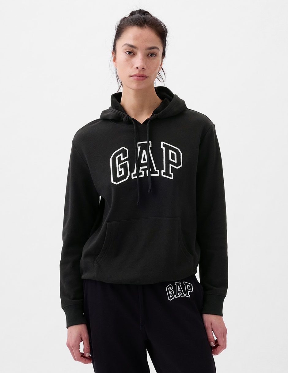 Sudadera con capucha y bolsa para mujer