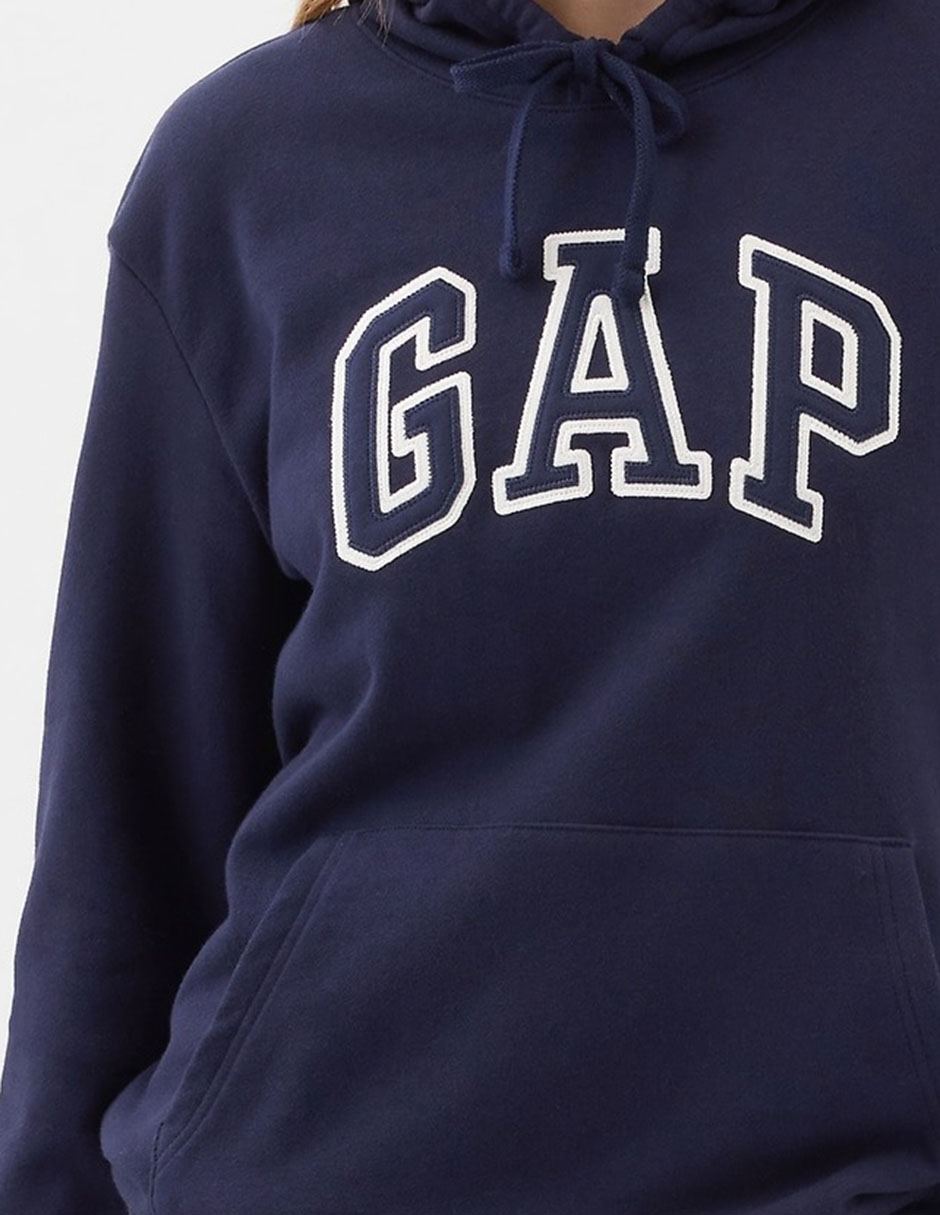 Sudadera con capucha y bolsa para mujer