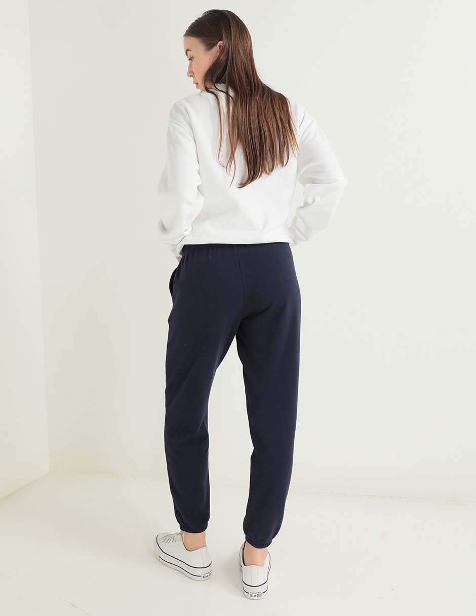 Pants regular con jareta para mujer 4