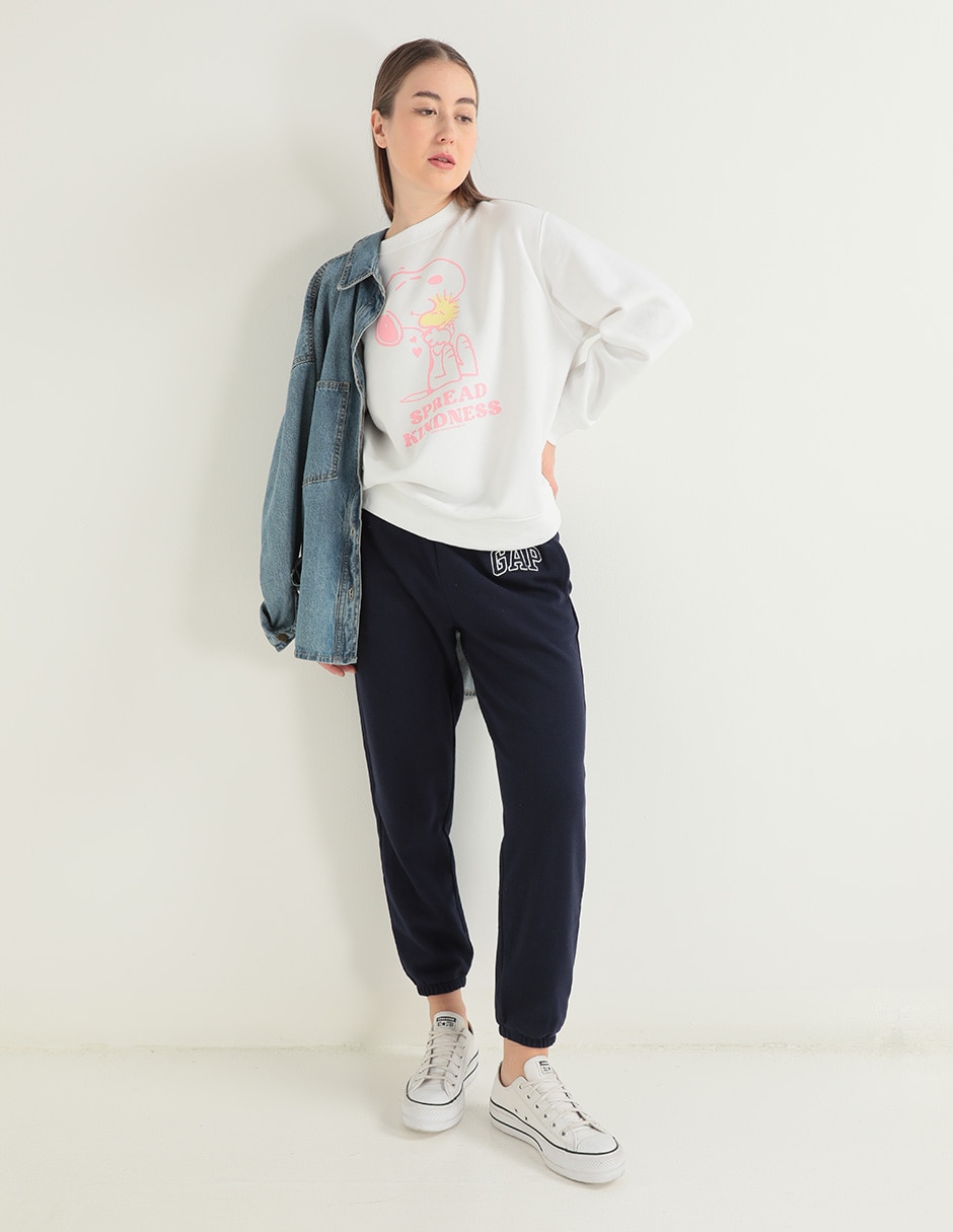 Pants regular con jareta para mujer
