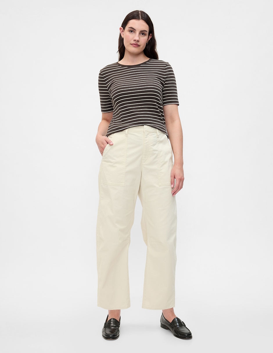 Pantalón relaxed straight para mujer