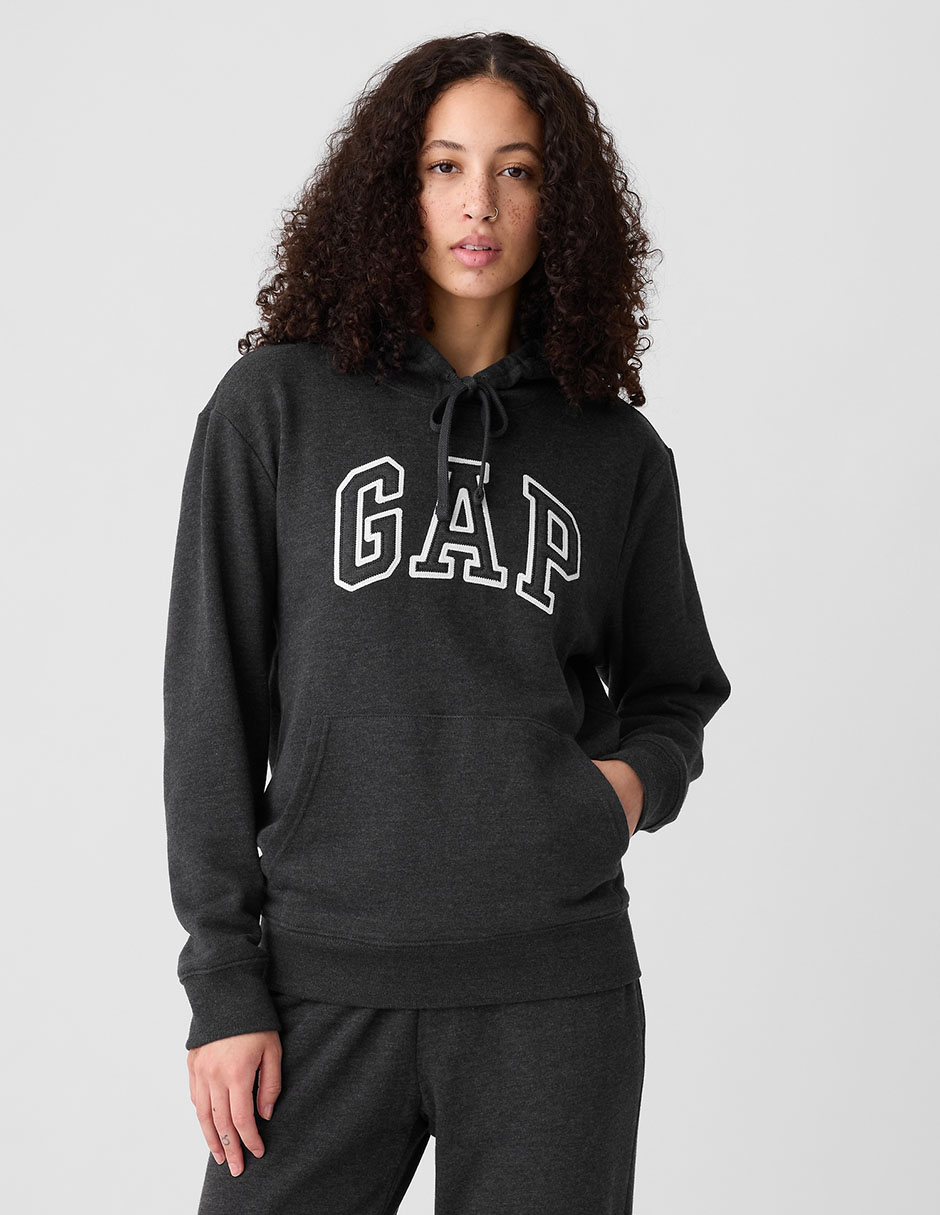 Sudadera con capucha y bolsa para mujer
