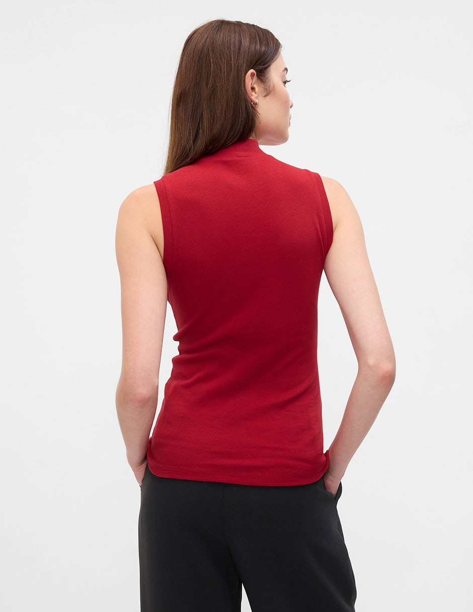 Playera cuello alto para mujer 5