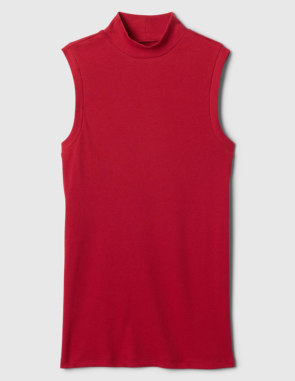 Playera cuello alto para mujer