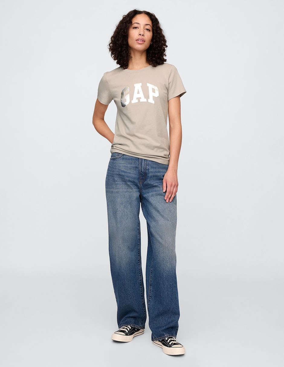 Playera manga corta cuello redondo para mujer 3