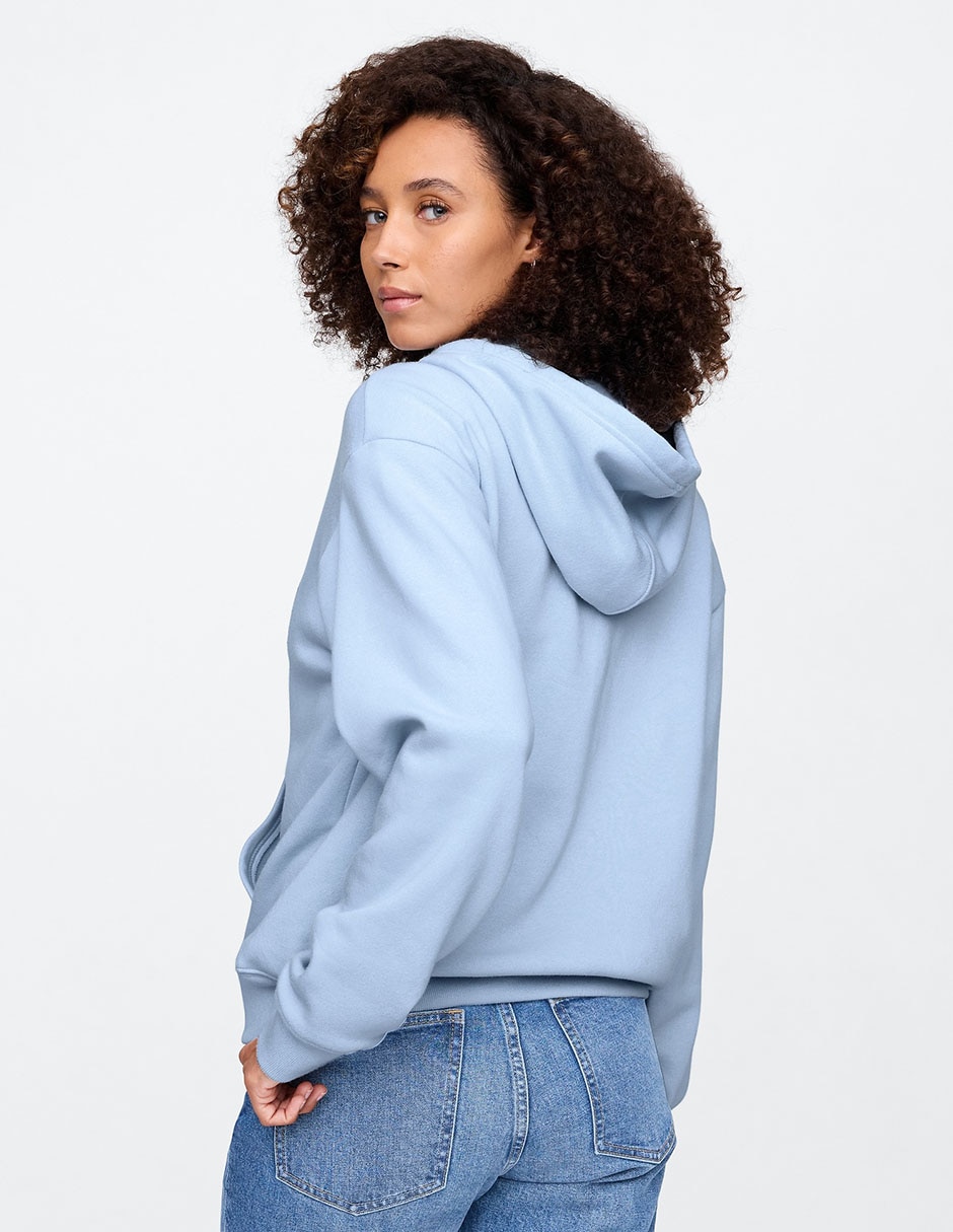 Sudadera con capucha y bolsa para mujer 5