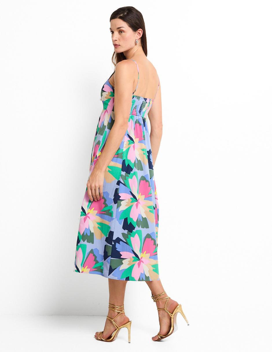 Vestido midi casual para mujer