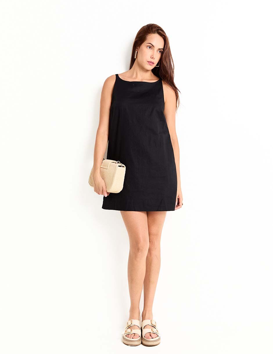 Vestido corto casual para mujer