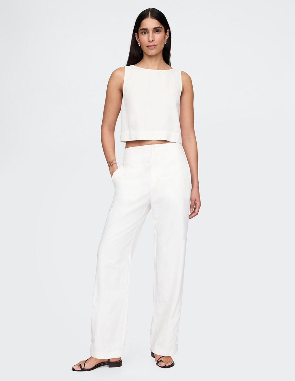 Pantalón relaxed straight para mujer 2