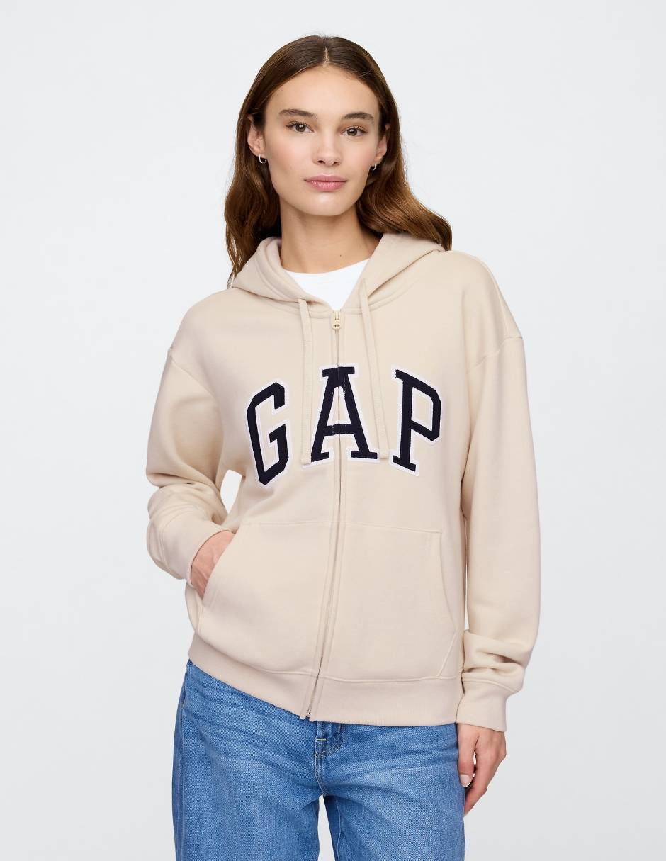 Sudadera con capucha y bolsa para mujer