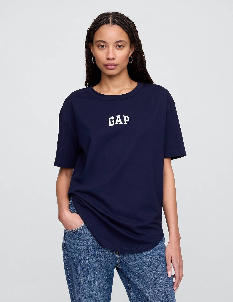 Playera manga corta cuello redondo para mujer Playera manga corta cuello redondo para mujer