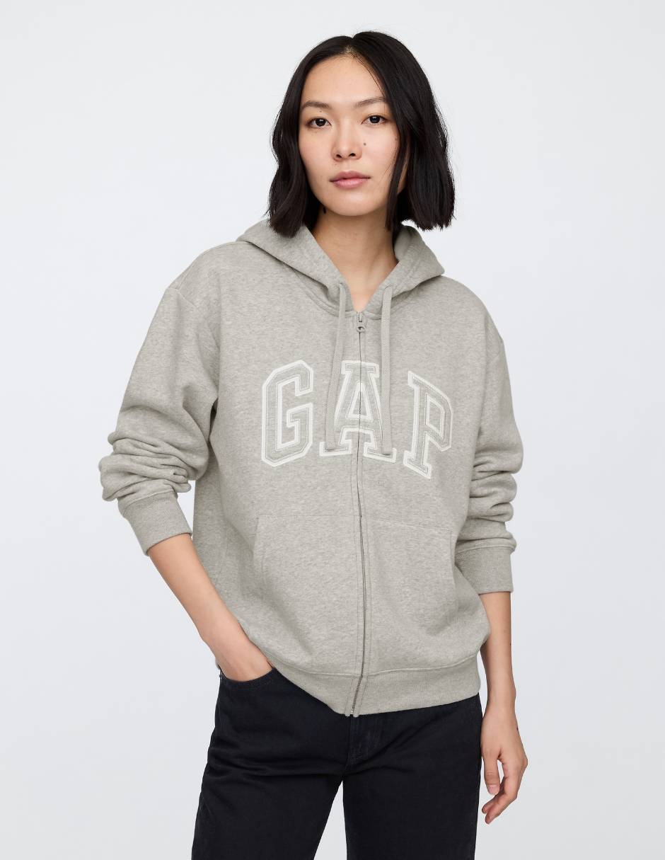 Sudadera con capucha y bolsa para mujer