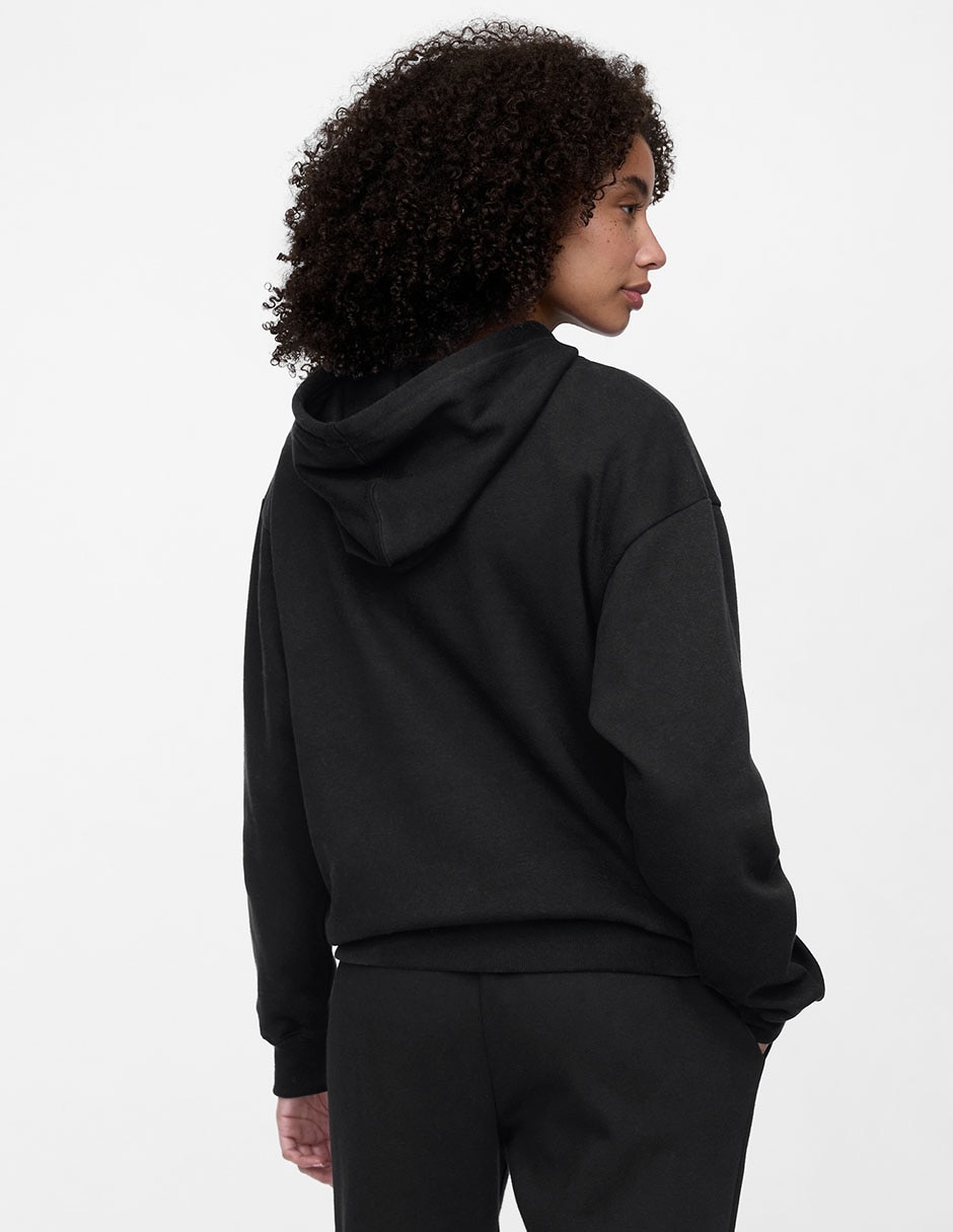Sudadera con capucha y bolsa para mujer 2