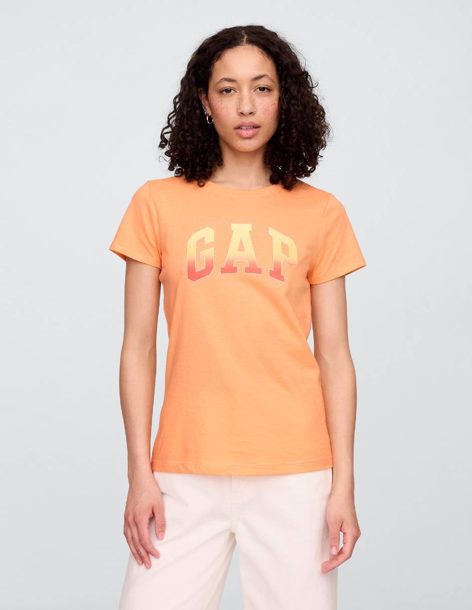 Playera manga corta cuello redondo para mujer Playera manga corta cuello redondo para mujer