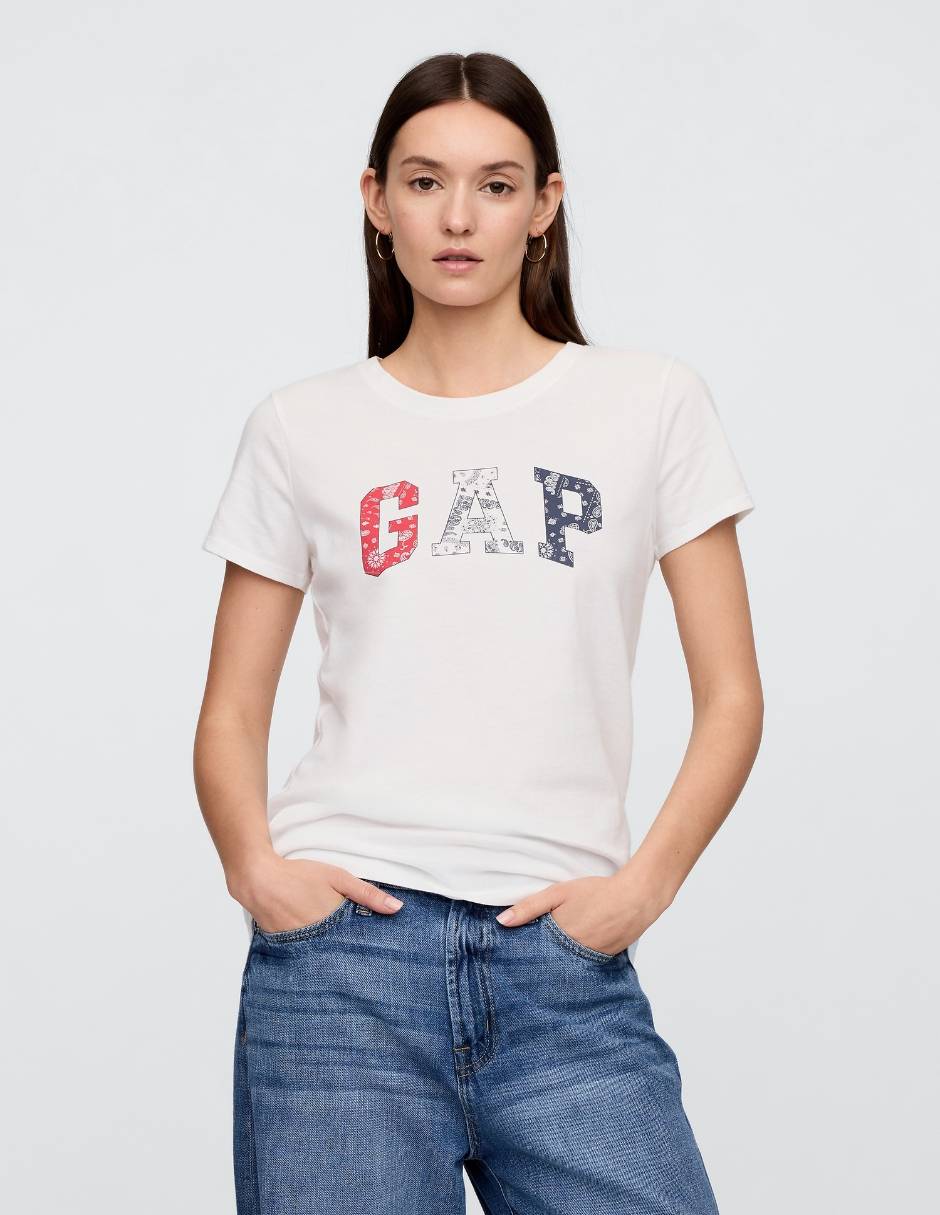 Playera manga corta cuello redondo para mujer Playera manga corta cuello redondo para mujer