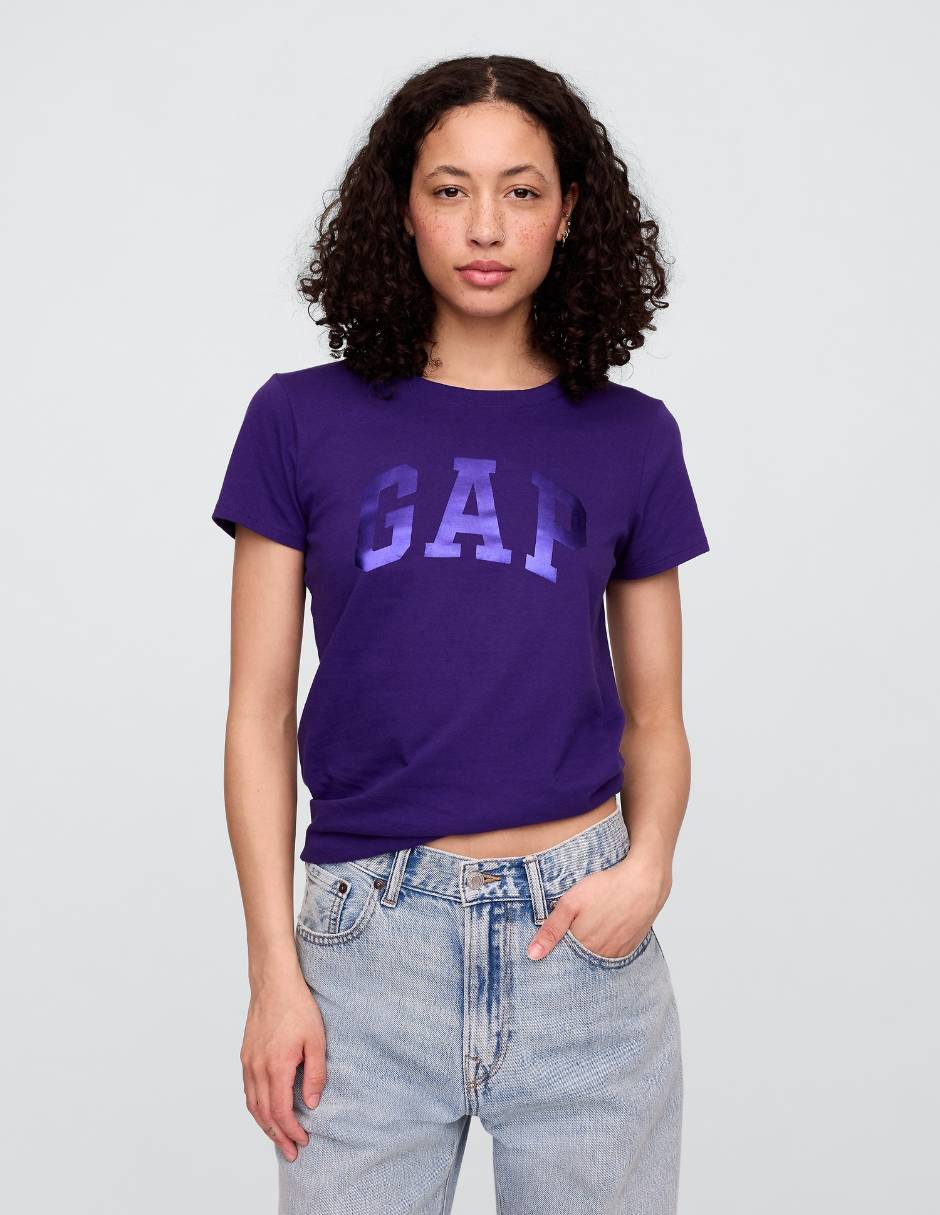 Playera manga corta cuello redondo para mujer Playera manga corta cuello redondo para mujer