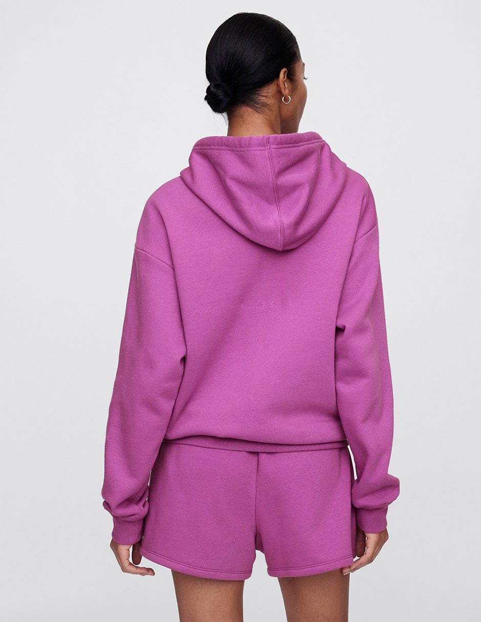 Sudadera con capucha y bolsa para mujer 2