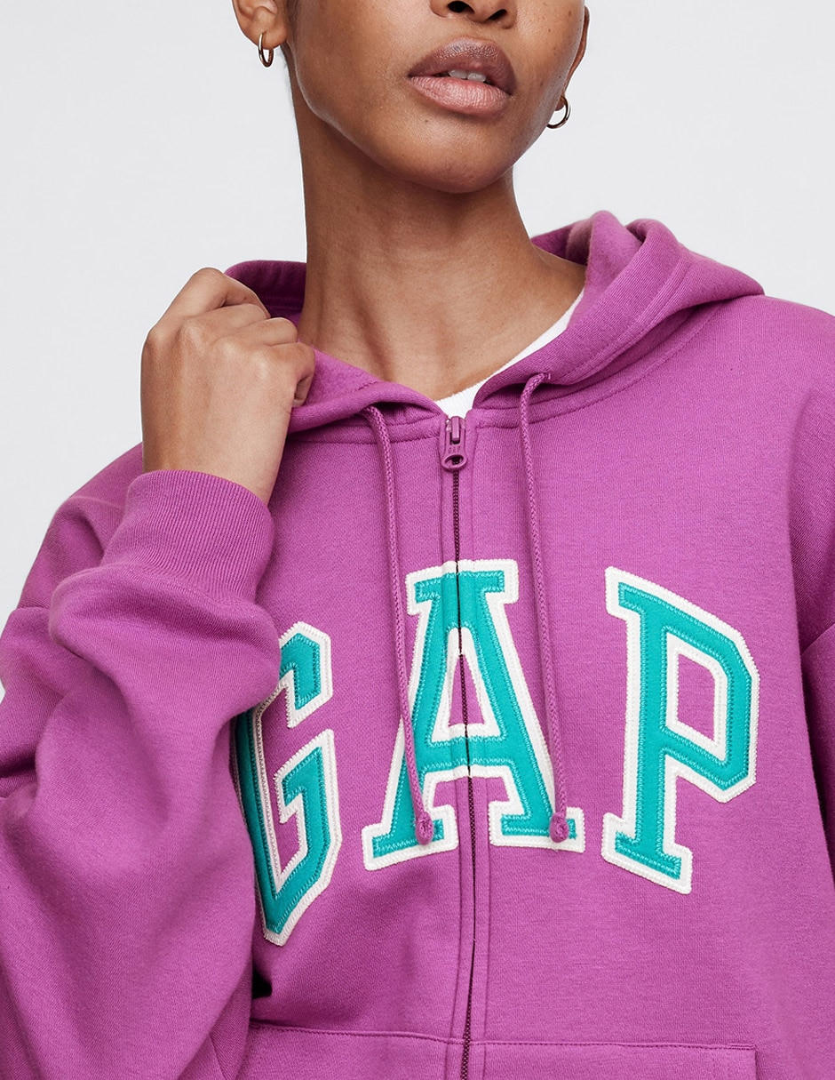 Sudadera con capucha y bolsa para mujer 4