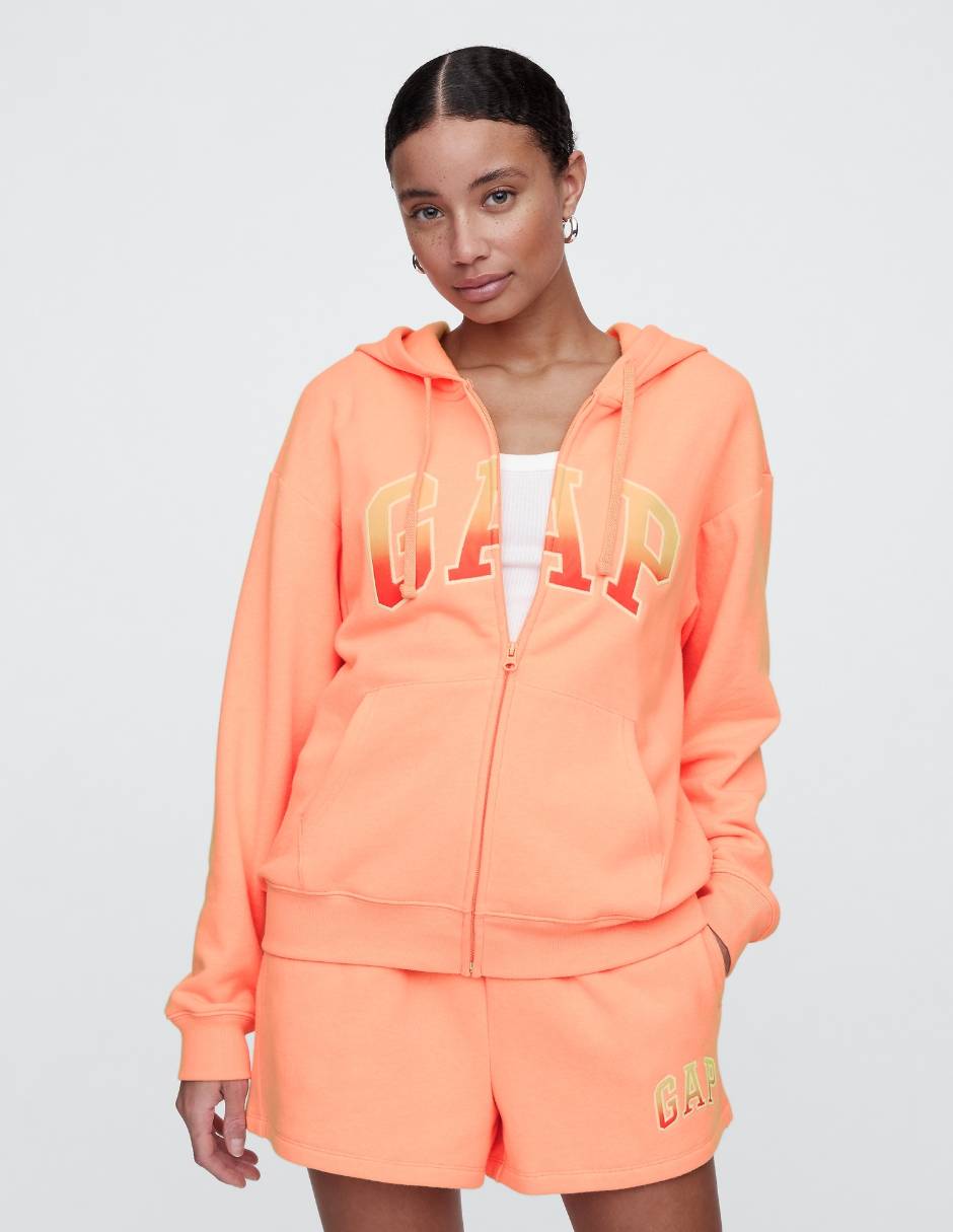Sudadera con capucha y bolsa para mujer