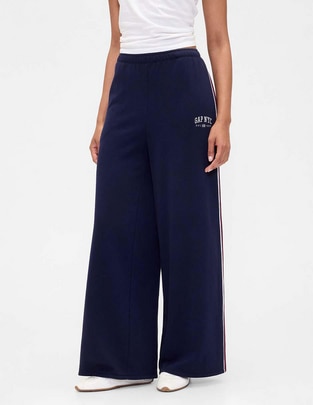 Pants amplio con elástico para mujer