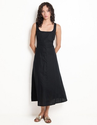 Vestido midi casual para mujer