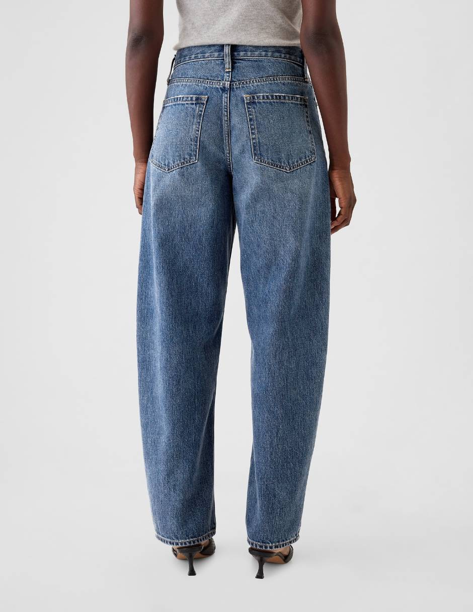 Jeans relaxed amplio para mujer