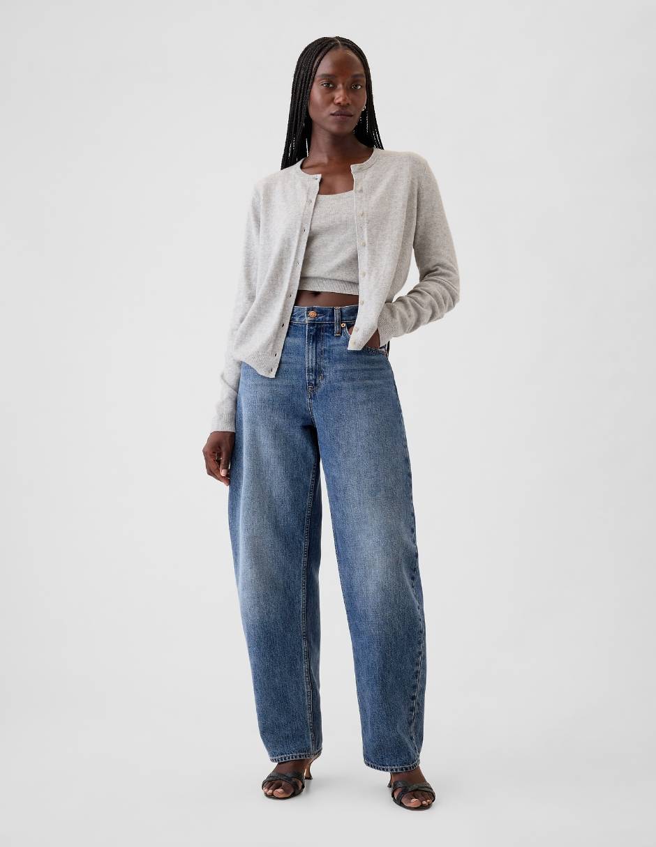 Jeans relaxed amplio para mujer