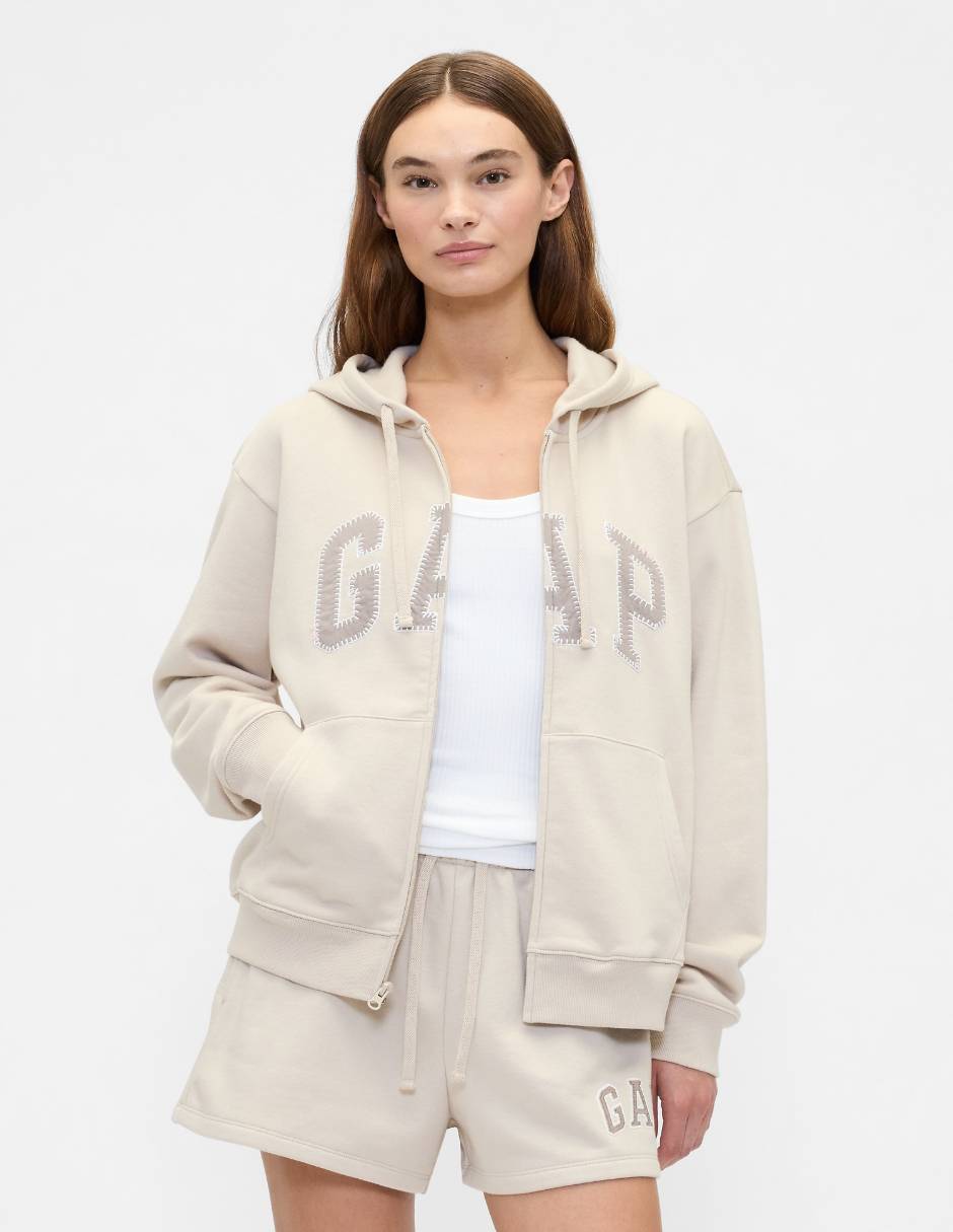 Sudadera con capucha y bolsa para mujer