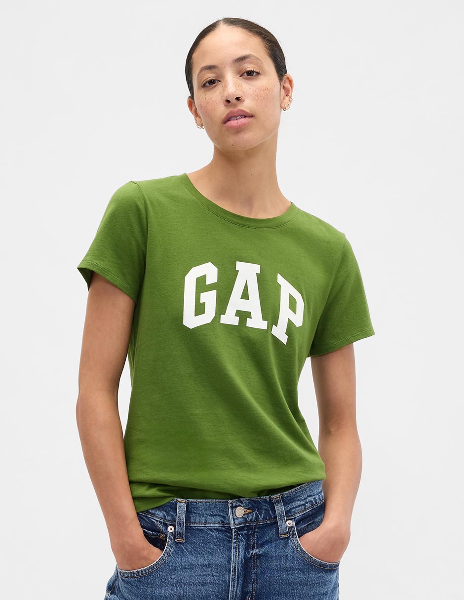 Playera manga corta cuello redondo para mujer Playera manga corta cuello redondo para mujer