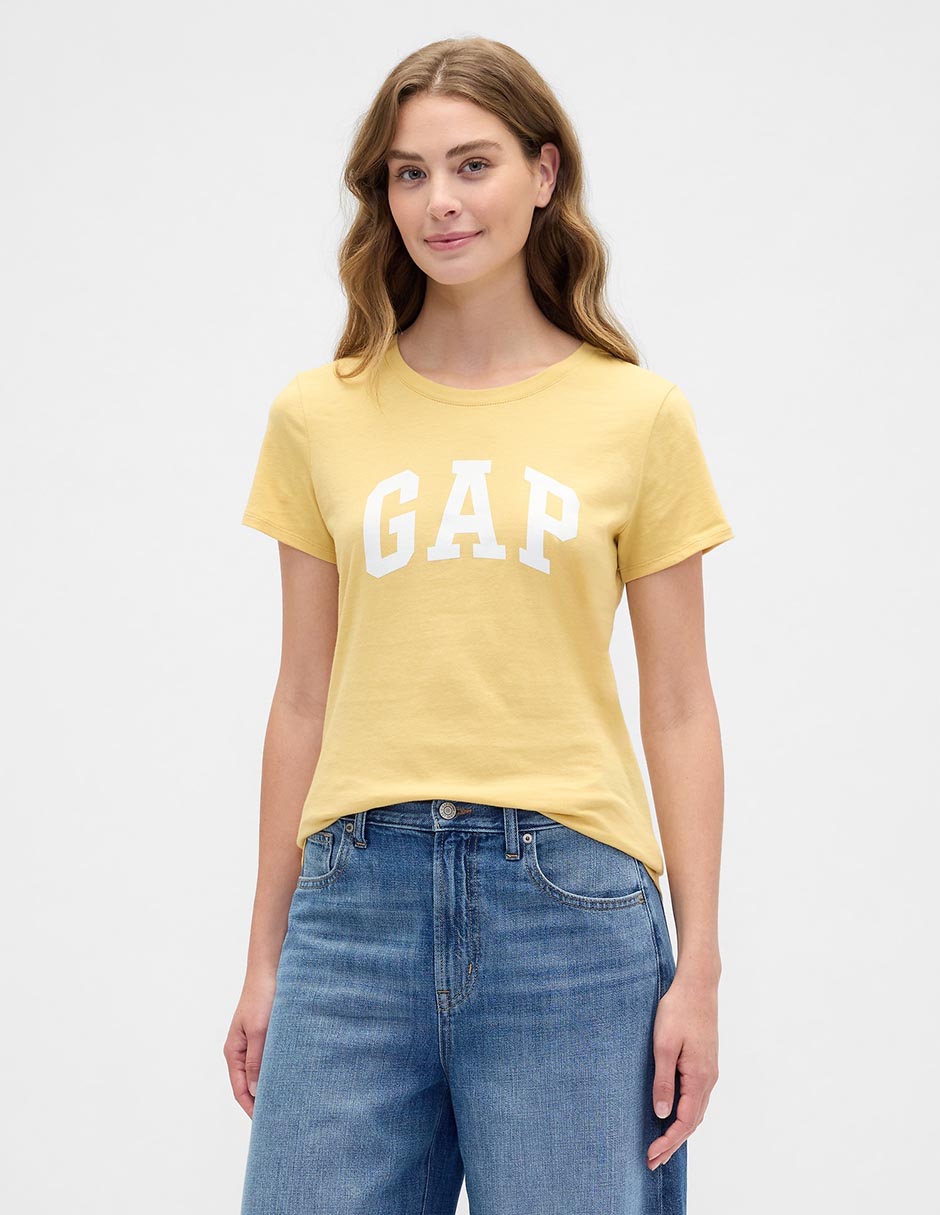 Playera manga corta cuello redondo para mujer Playera manga corta cuello redondo para mujer
