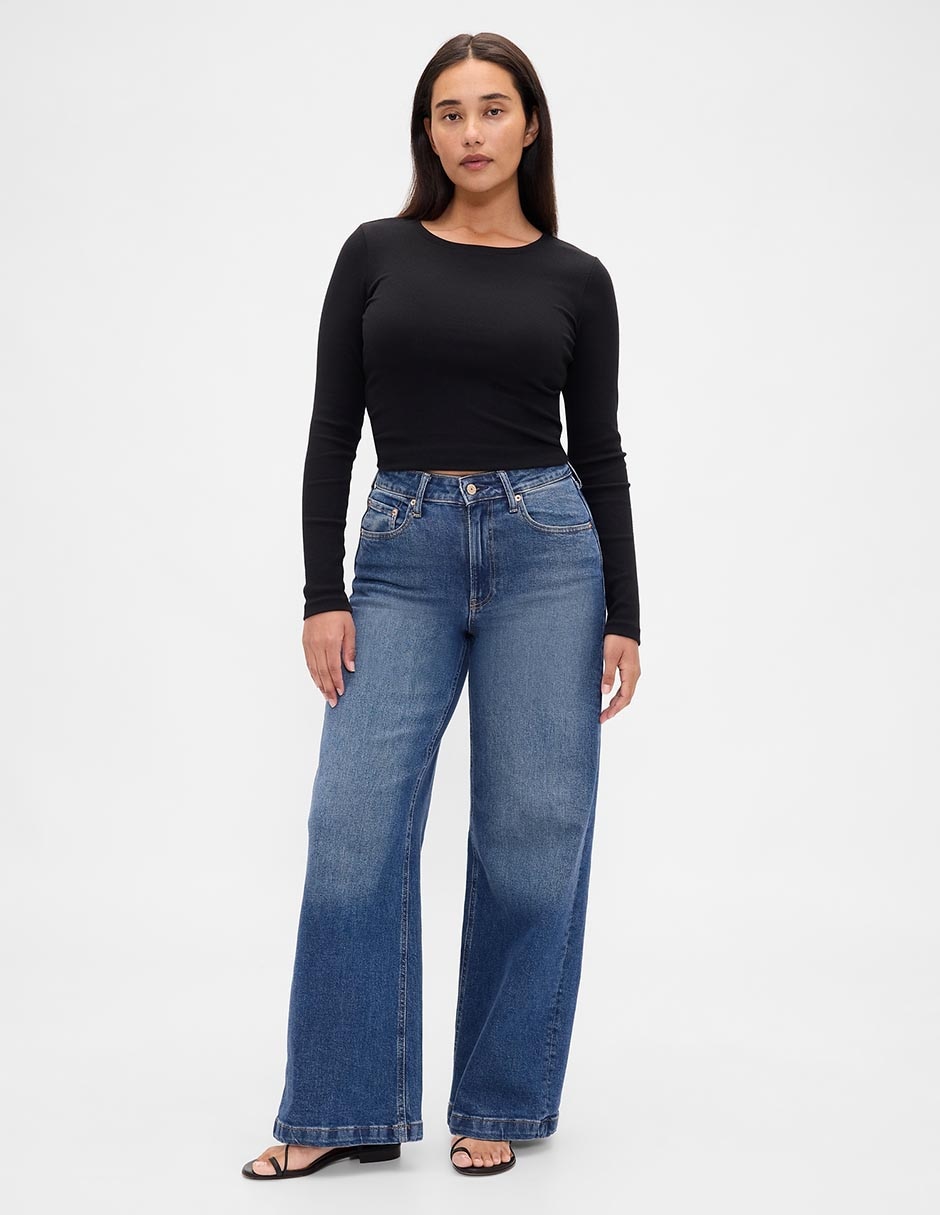 Jeans amplio para mujer