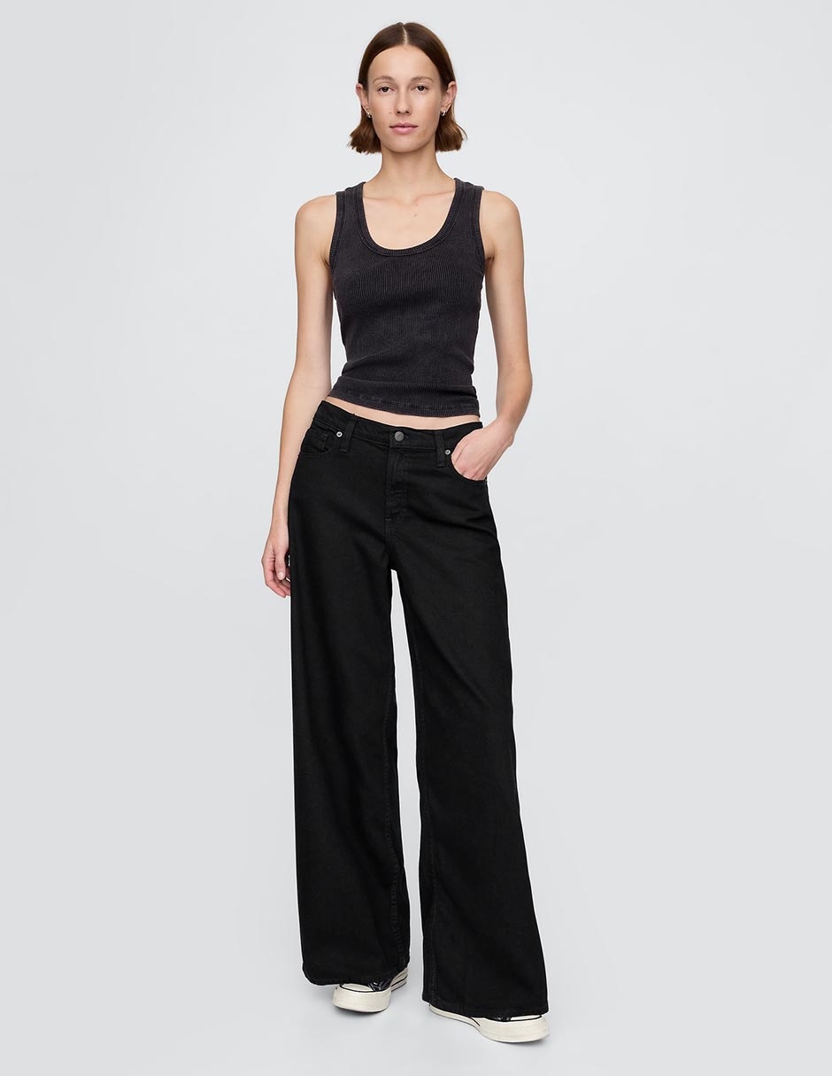 Jeans wide leg para mujer
