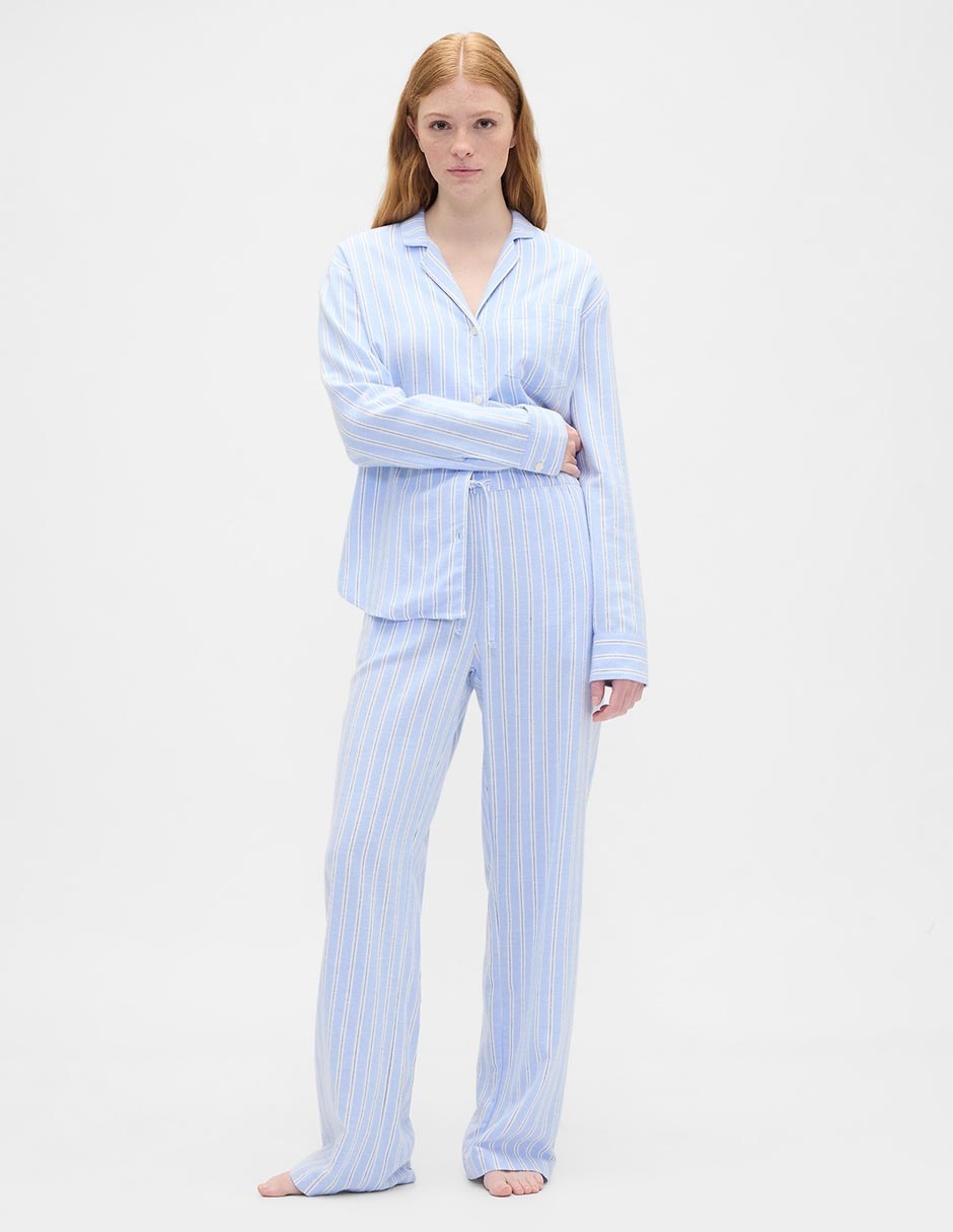 Pantalón pijama de algodón para mujer