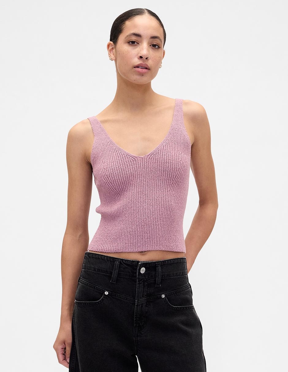 Playera cuello V para mujer 1
