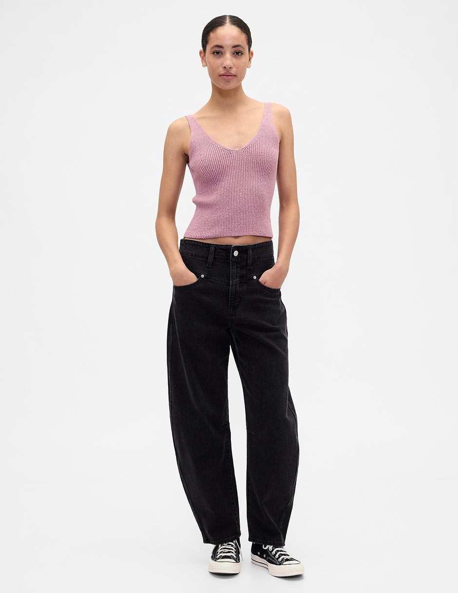 Playera cuello V para mujer 3