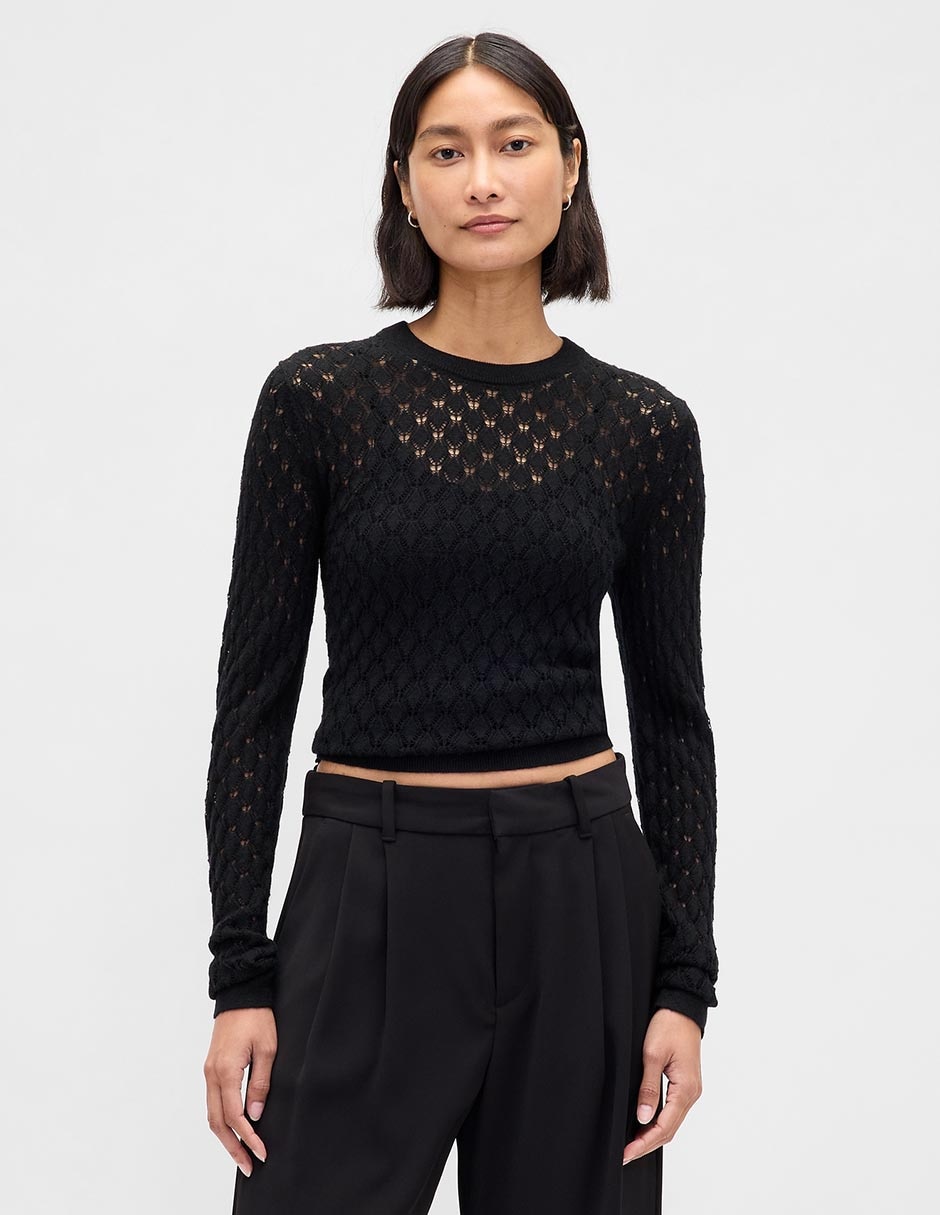 Blusa manga larga para mujer
