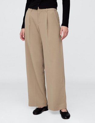 Pantalón de vestir straight para mujer Pantalón de vestir straight para mujer