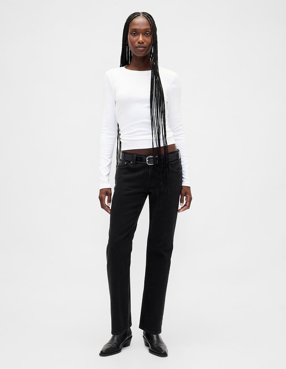Jeans straight para mujer