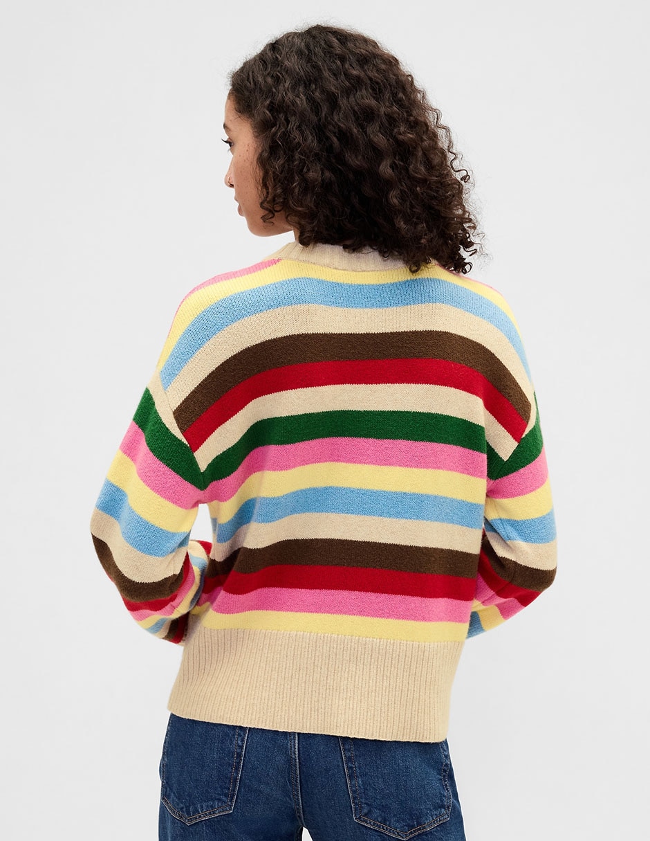 Suéter cuello redondo para mujer
