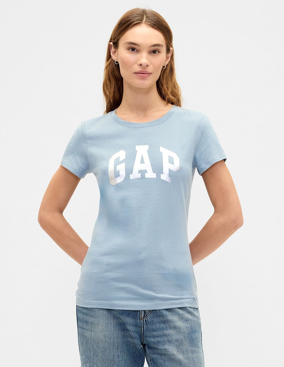 Playera manga corta cuello redondo para mujer Playera manga corta cuello redondo para mujer