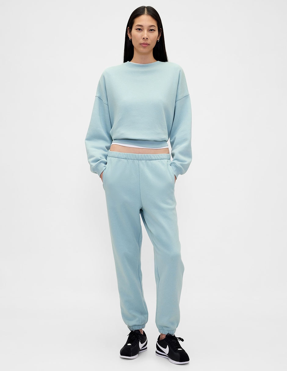 Pants regular con elástico para mujer