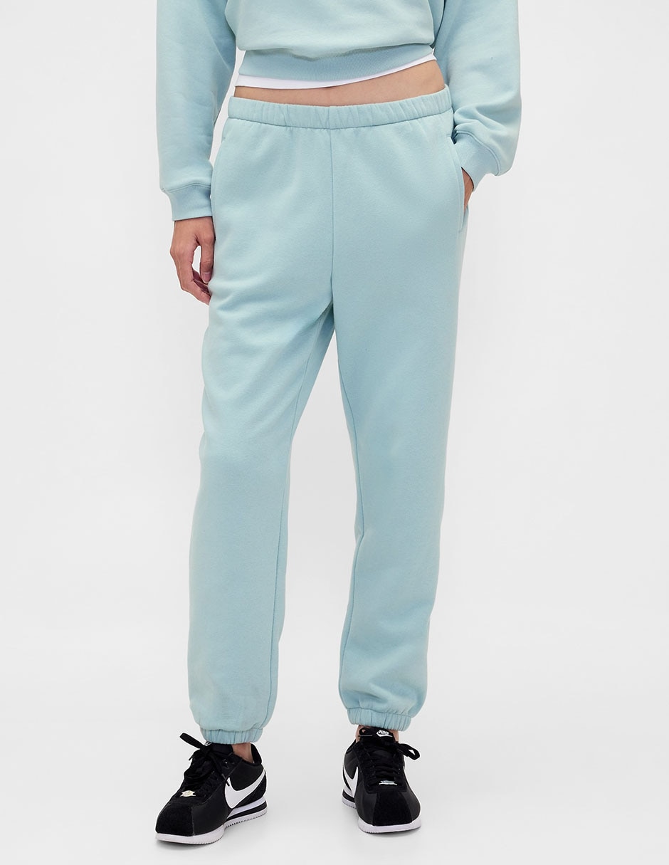 Pants regular con elástico para mujer